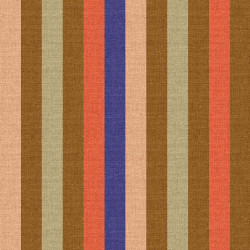 Printed Half Panama GRAZIE Caramel / Vermilion